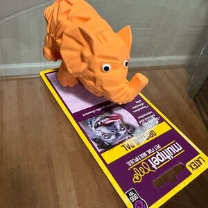 Multipet Mini Latex Origami Elephants Assorted Dog Toy, 4"